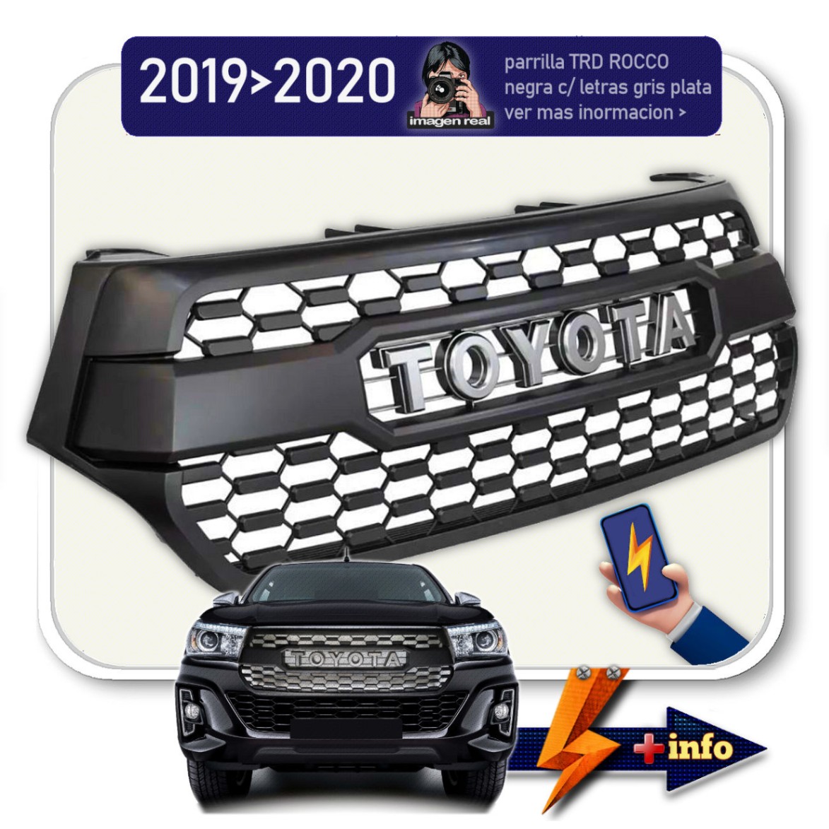 Parrilla ROCCO / Negro Mate
2019 - 2020