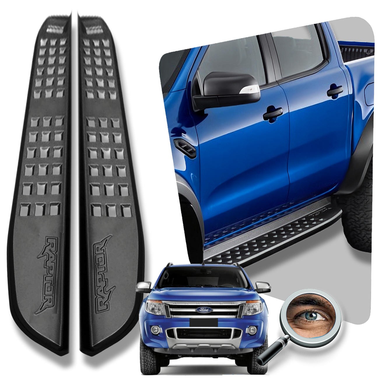 Set de Estribos RAPTOR / 100 % Acero / Logo Estampado
2012 - 2022