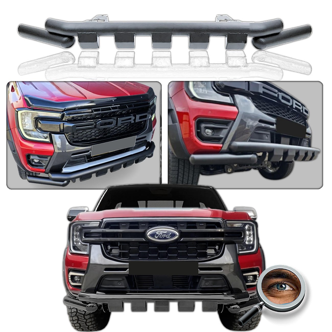 Talampaya estilo RAPTOR / RANGER T7 T8 T9 RAPTOR / Negro Mate
2016 - 2026
