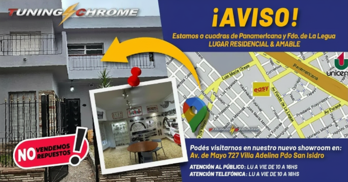 Aviso Nuevo Showroom en Villa Adelina