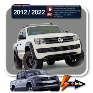 Set de fender importados c tornillos ext AMAROK - 2012 a 2022