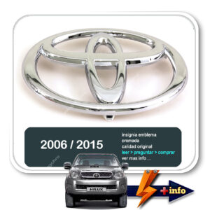 INSIGNIAS TOYOTA #15Z