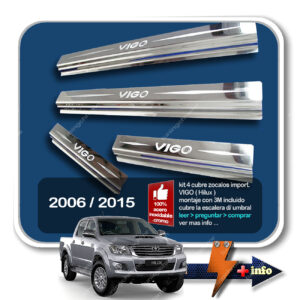 CUBRE ZOCALOS ACERO INOXIDABLE VIGO