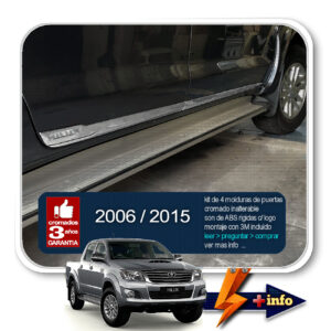 MLDURAS CROMADAS LATERALES 4 PTAS