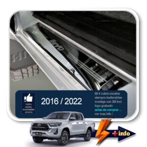 CUBRE ZOCALOS ACERO INOXIDABLE