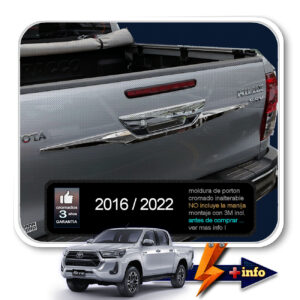 MOLDURA CROMADA PORTON