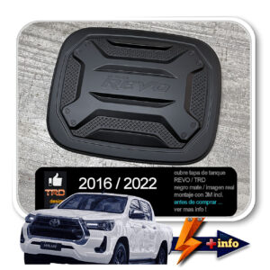 CUBRE TAPA DE TANQUE NEGRA TRD