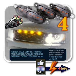 LED AMBAR PARRILLA UNIV. X4 #7