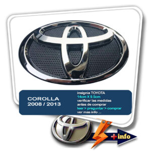 INSIGNIAS TOYOTA $.8