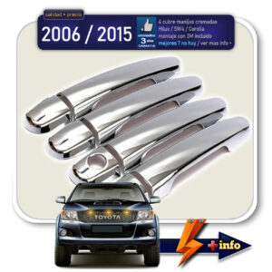 CUBRE MANIJAS CROMADAS 2006-2015