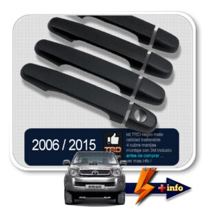 CUBRE MANIJAS NEGRAS MATE 2006-2015