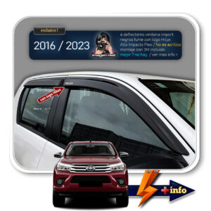 99- DEFLECTORES VENTANA IMPORT. CON LOGO 2016-2023