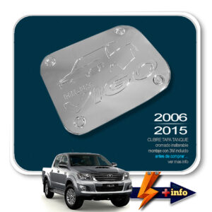 CUBRE TAPA DE TANQUE CROMADA 2006-2015