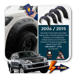 FENDER CON TORNILLOS VISTA 2006-2015 NO.DX