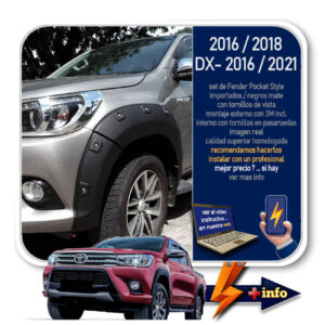 FENDER CON TORNILLOS VISTA COMPATIBLE DX 2016+